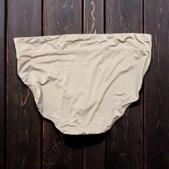 Warner's 8/XL Mocha Silky Smooth Hi Cut Brief Panty  #5138W NWOT No Pinching - Picture 2 of 3